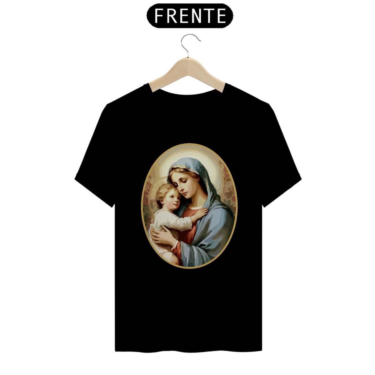 Nome do produto: Camiseta Maria Mãe de Jesus