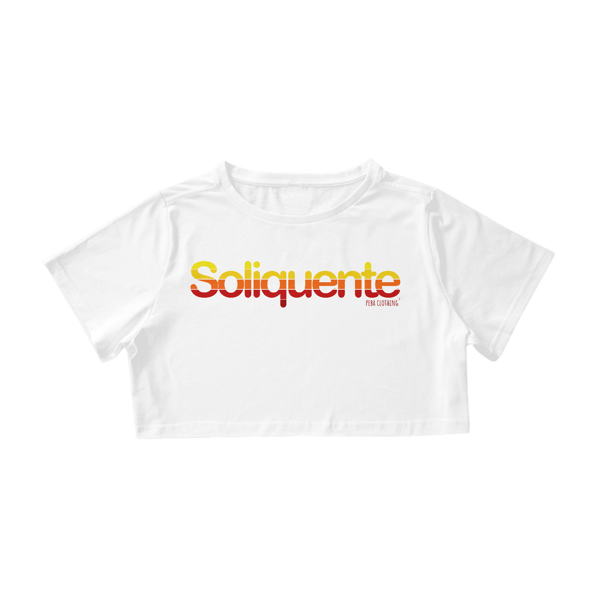 Nome do produto: CAMISA CROPPED - SOLIQUENTE