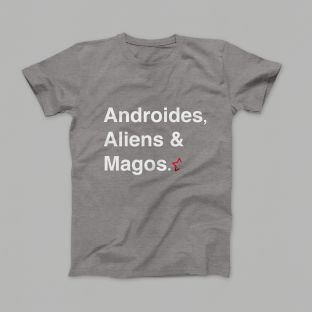 Nome do produtoCamiseta Androides, Aliens & Magos 3