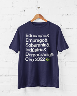 Nome do produtoCamiseta & Ciro 2022