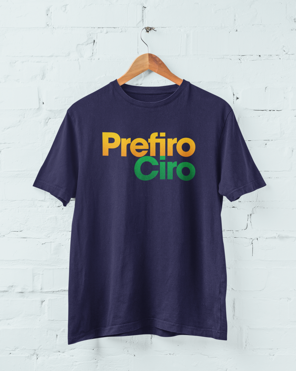 Nome do produtoCamiseta Prefiro Ciro