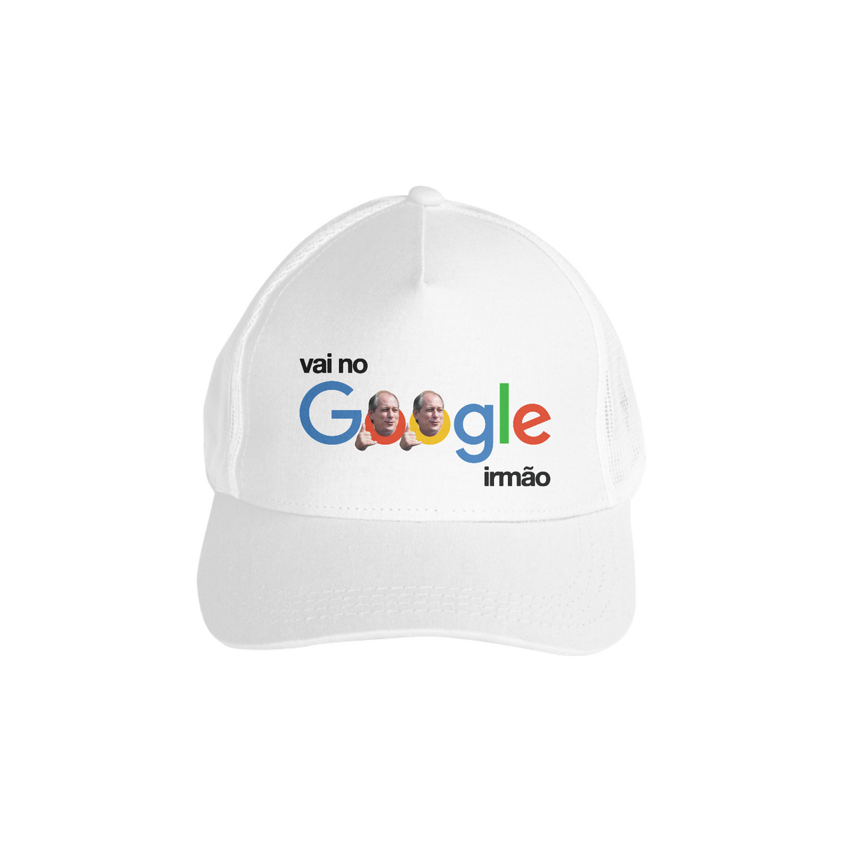 Nome do produtoBoné Google Branco - Com tela