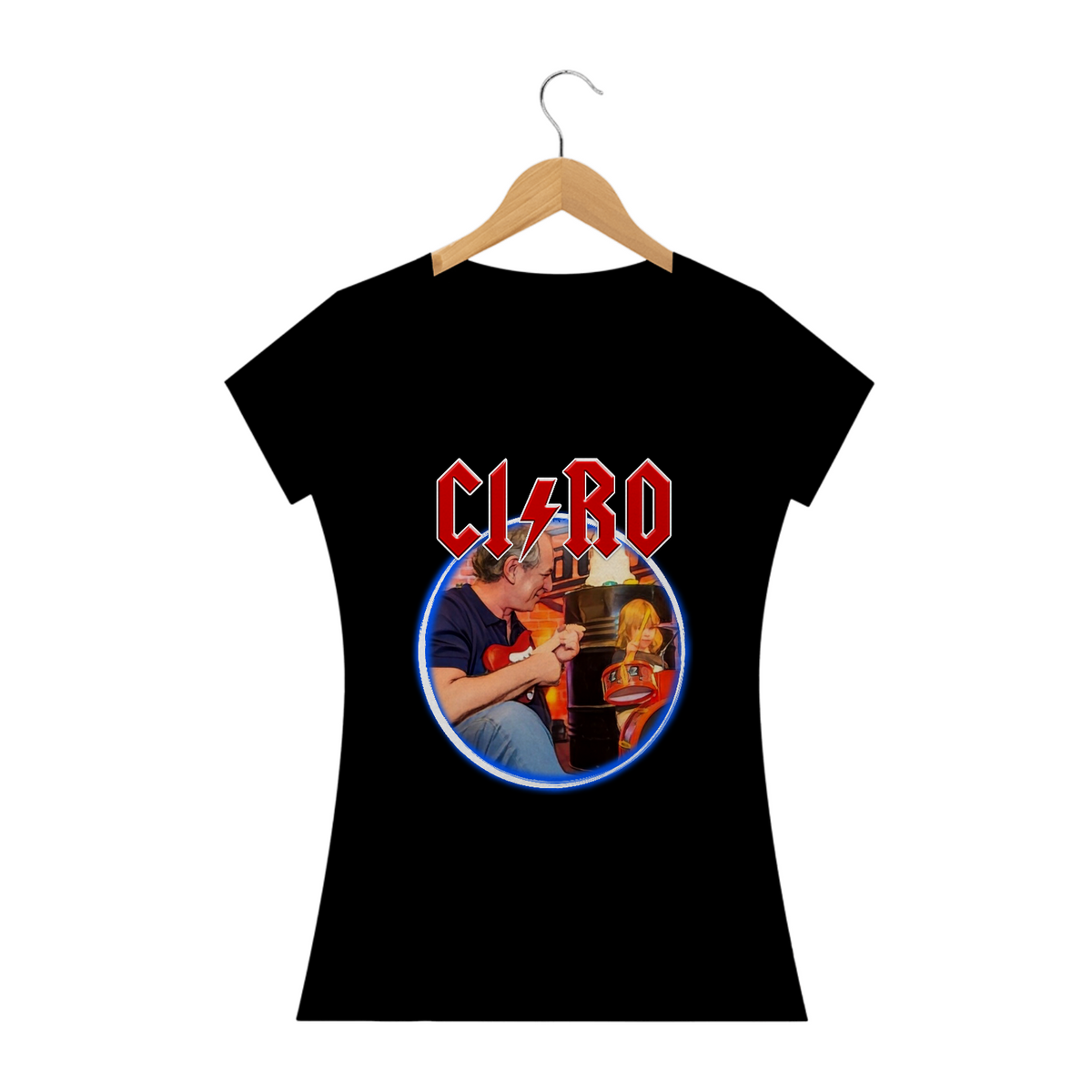 Nome do produtoCamiseta Feminina AC/DCIRO