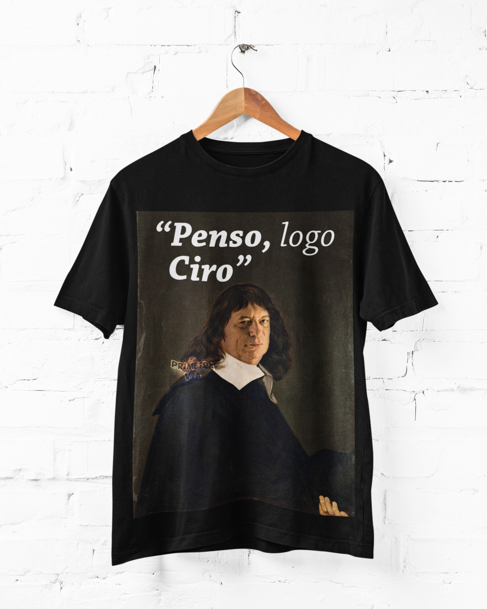 Nome do produtoCamiseta Penso, logo Ciro (Unissex) 