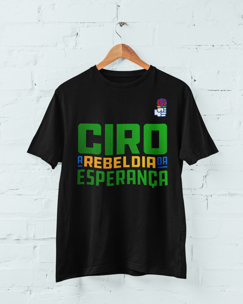 Nome do produtoCamiseta A Rebeldia da Esperança