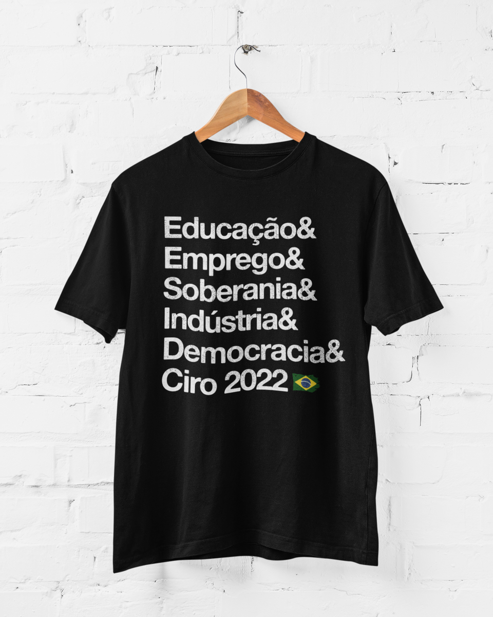 Nome do produtoCamiseta & Ciro 2022