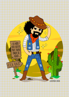 Nome do produtoPoster Raul Seixas (cowboy fora da lei)