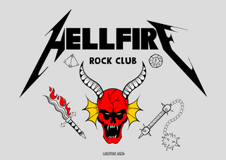 Nome do produtoPôster Stranger Things - Hellfire rock club