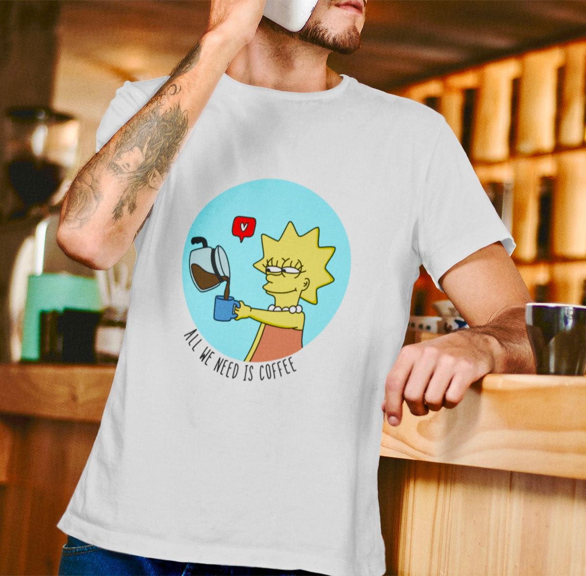 Nome do produto: Lisa Simpson coffee