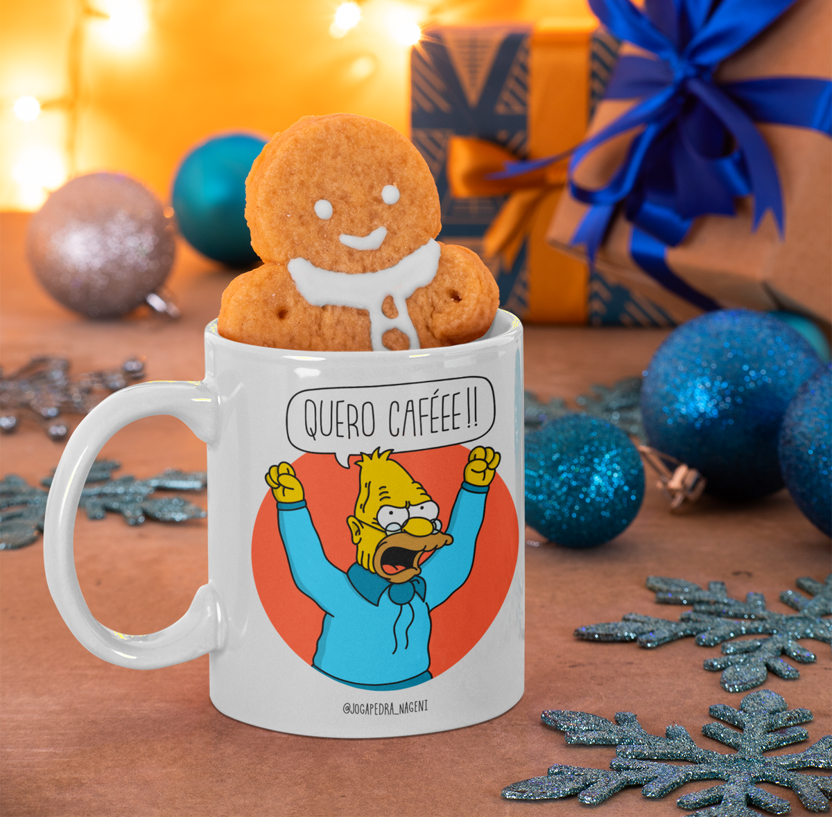 Nome do produto: Caneca Abraham Simpsons 