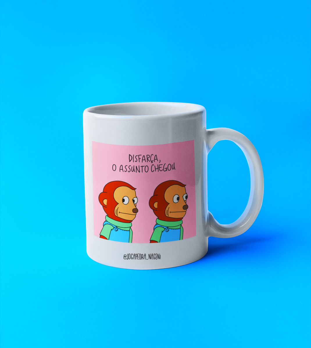 Nome do produto: Caneca macaco meme