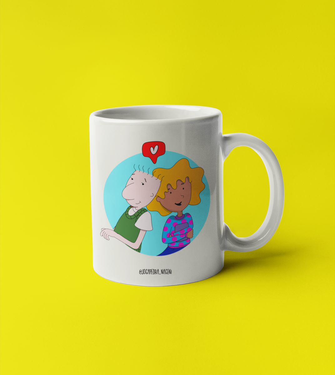 Nome do produto: Caneca doug e paty