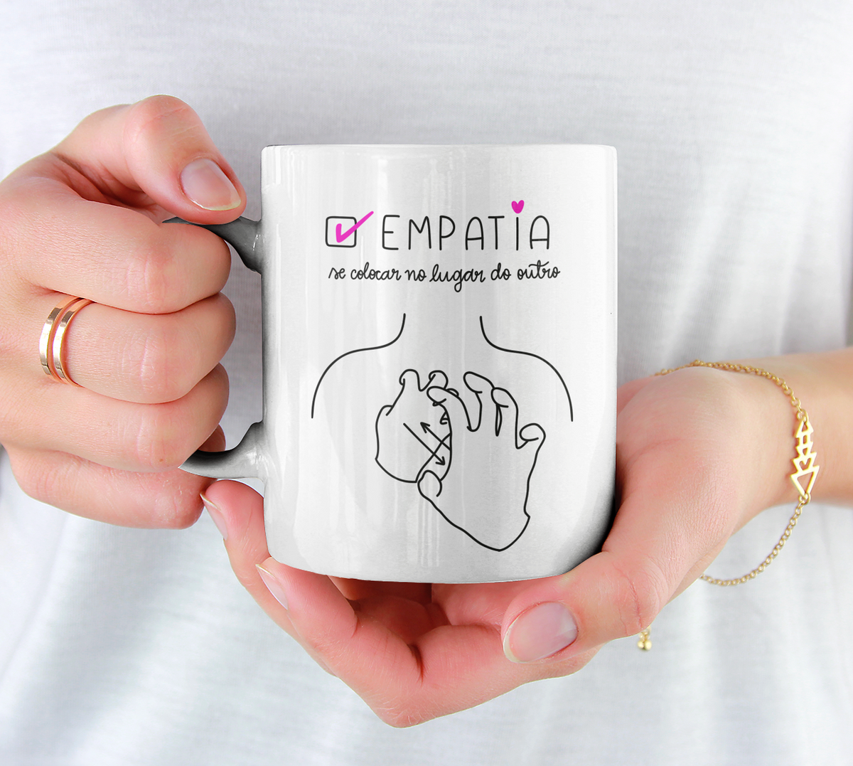 Nome do produto: Caneca empatia libras