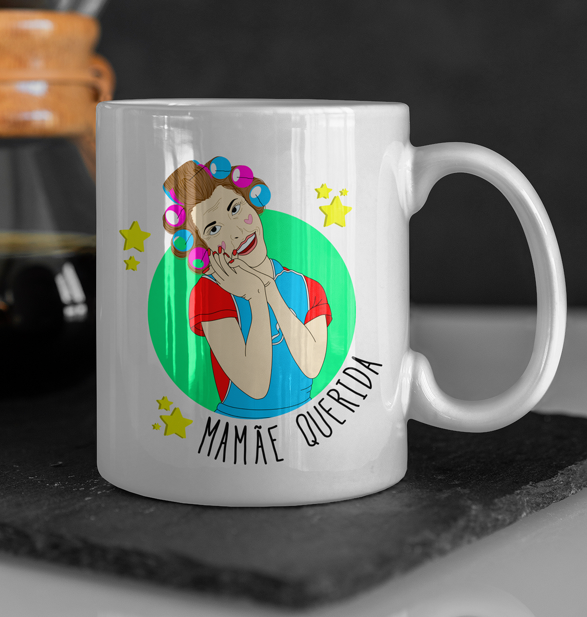 Nome do produto: Caneca dona florinda mamãe querida