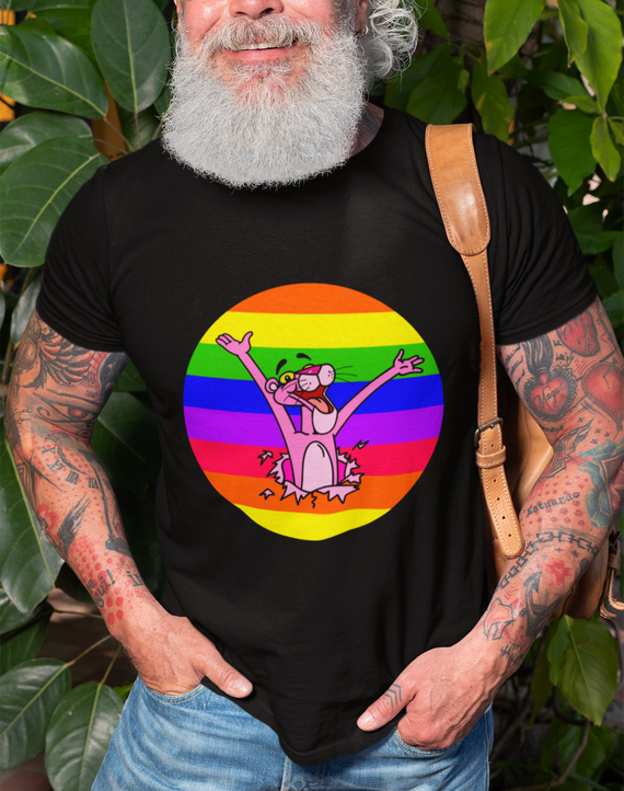 Pantera cor de rosa lgbt