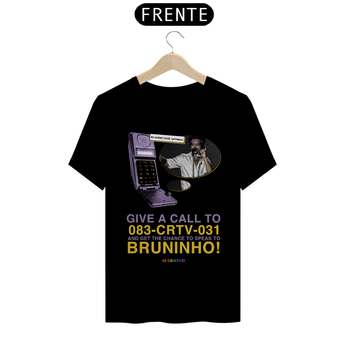 Nome do produto: CAMISA - GIVE A CALL TO BRUNINHO | BRUNO MARS