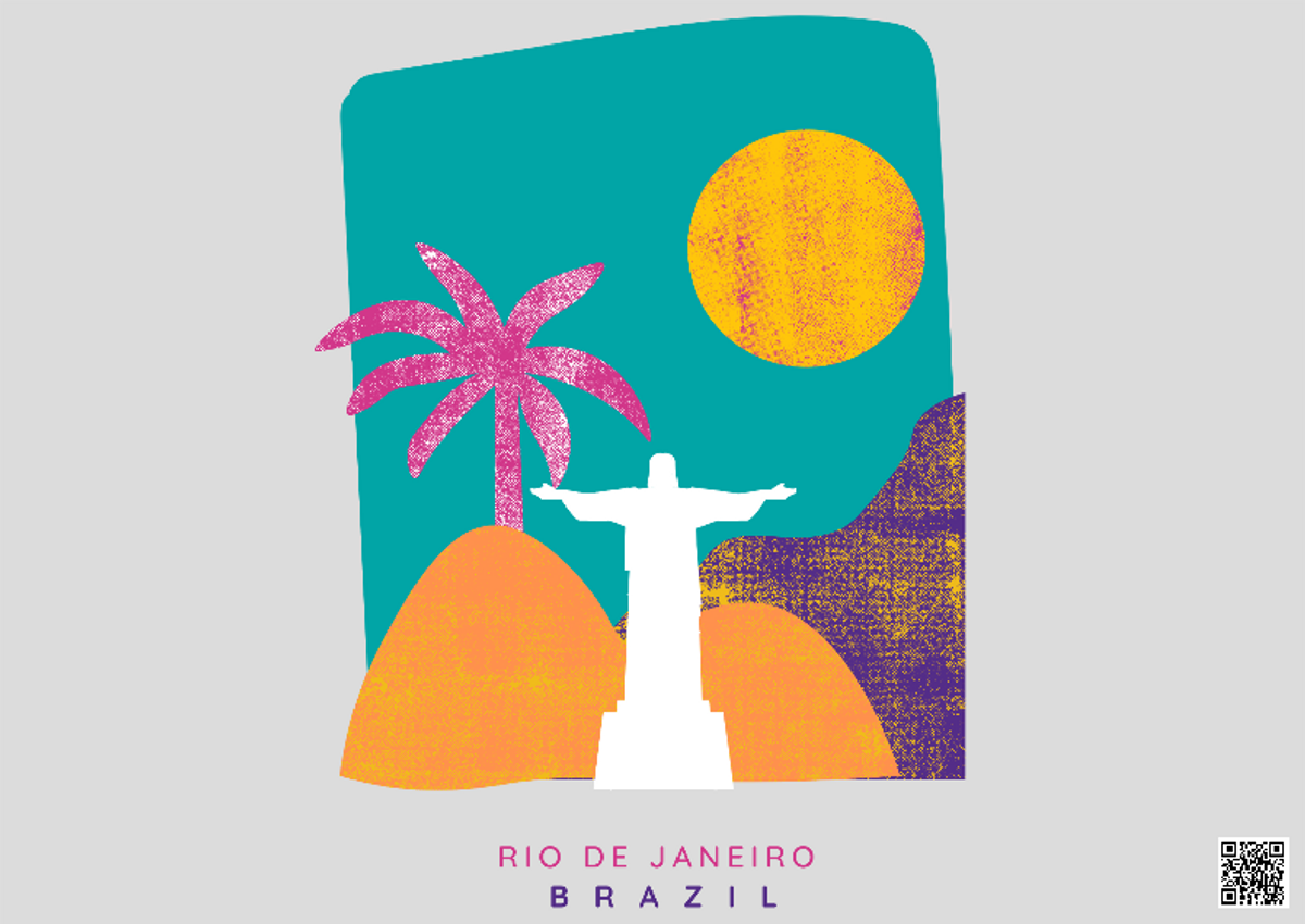 Nome do produto: Poster Paisagem Rio de Janeiro