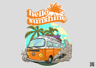 Poster Paisagem Hello Sunshine