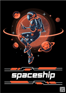 Poster Retrato Spaceship