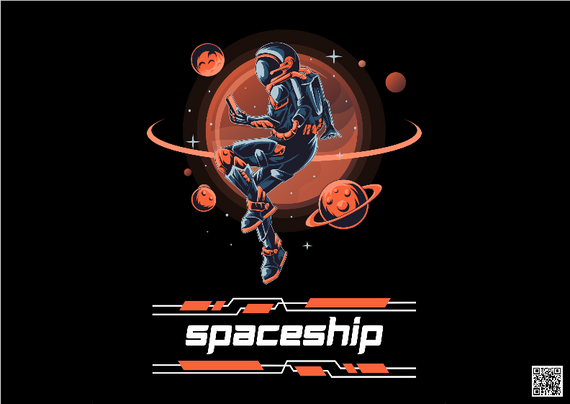 Poster Paisagem Spaceship