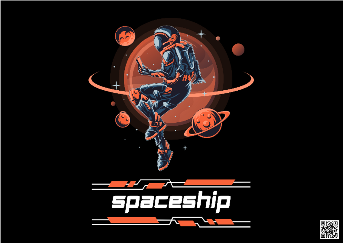 Nome do produto: Poster Paisagem Spaceship