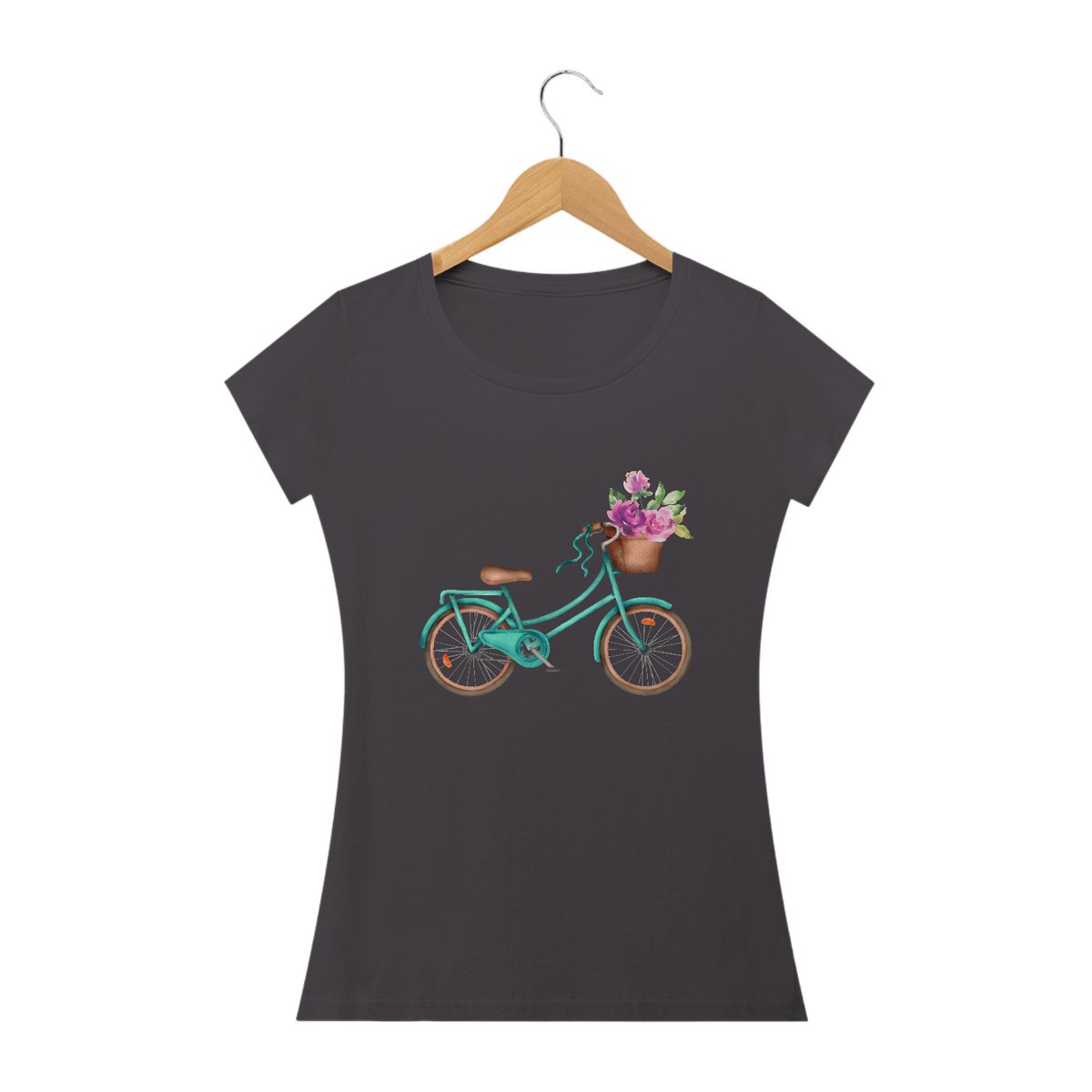 Nome do produto: Camiseta Baby Long Estonada  Bike Retrô