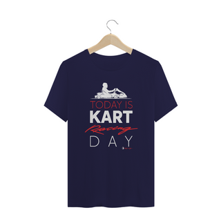 Nome do produtoT-Shirt Plus Size Quick Racing | Today is Kart Racing day