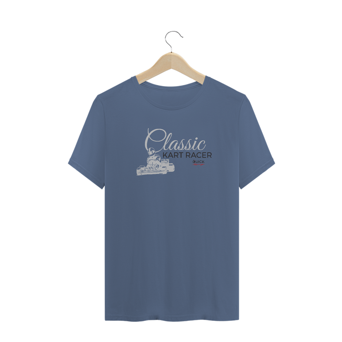 Nome do produto: T-Shirt Estonada Quick Racing | Classic Kart Racer