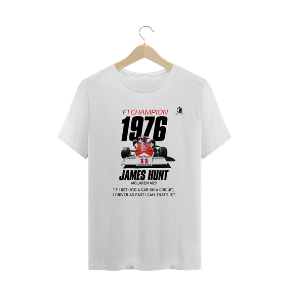 T-Shirt Prime Quick Racing | 1976 James Hunt F1 Mclaren M23 Champion