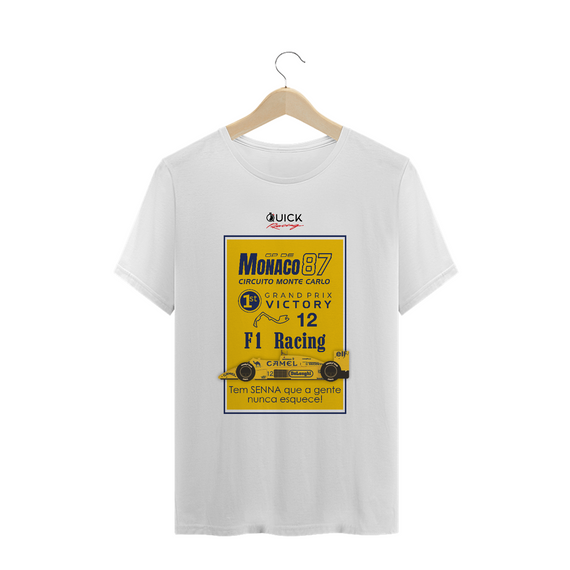 T-Shirt Prime Quick Racing | Monaco 1987 - 1ª Vitória em Monte Carlo