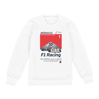 Nome do produtoMoletom Fechado Unisex Quick Racing | Monaco 1992