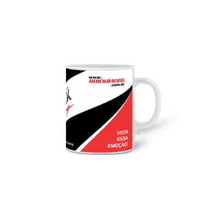 Nome do produtoCaneca Cerâmica Quick Racing | Kart Racing 320ml