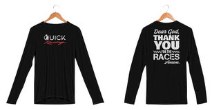 Nome do produtoCamisa Manga Longa Quik Racing Sport Dry UV | Dear God, Thank you for the races amem