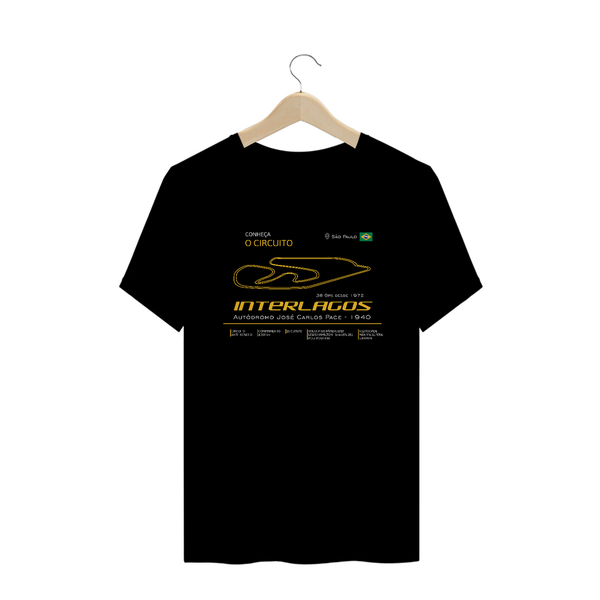 Nome do produto: T-Shirt Quality Quick Racing | Conheça o Circuito de Interlagos