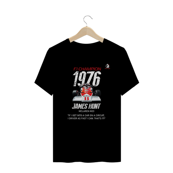 T-Shirt Prime Quick Racing | 1976 James Hunt F1 Mclaren M23 Champion