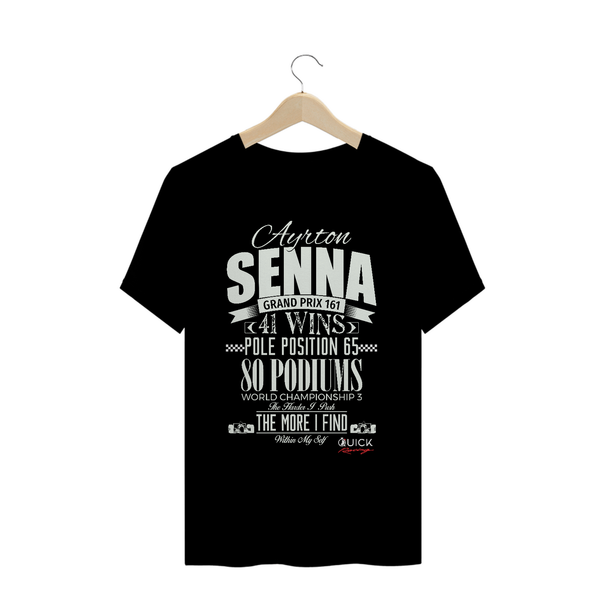 Nome do produto: T-Shirt Prime Quick Racing | Histórico Ayrton Senna