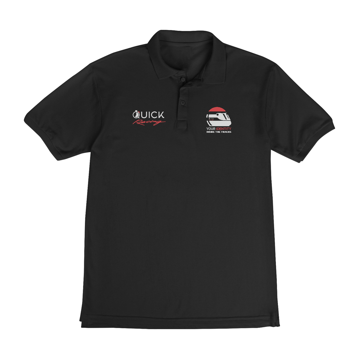 Nome do produto: T-Shirt Polo Quick Racing | Your Identity inside the tracks