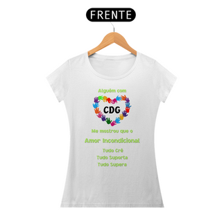 Camiseta Feminina Amor Incondicional CDG 2024