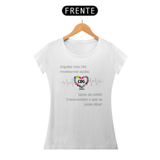 Camiseta Feminina Alguém CDG 2024
