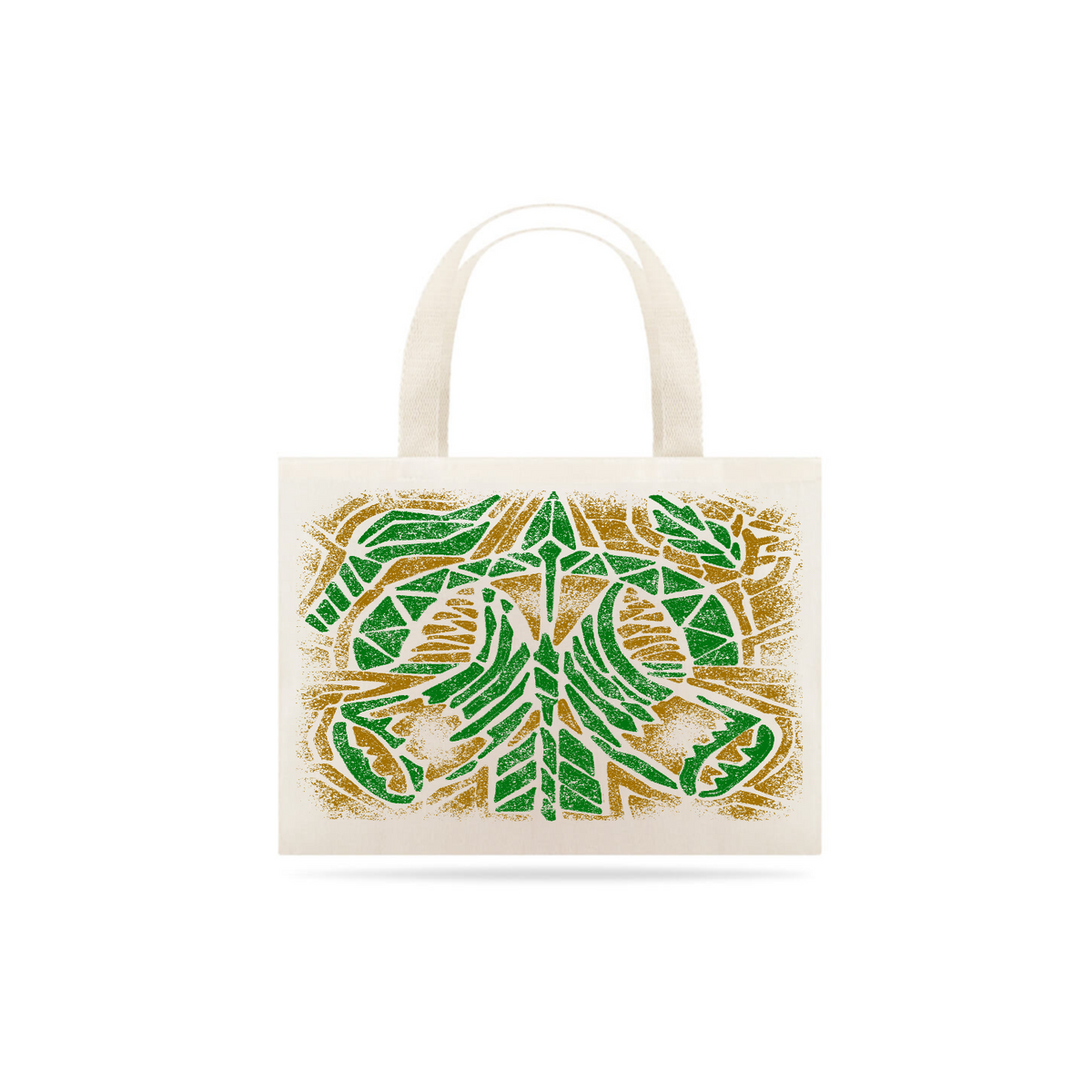 Nome do produto: Eco Bag G - Mosaico Odé Verde