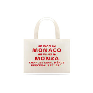 Nome do produtoHe won in Monaco, he wins in Monza - Charles