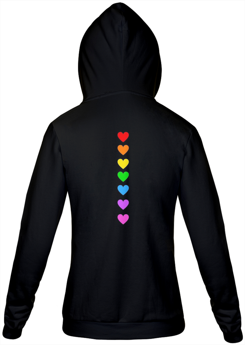 Nome do produtoBlusa de moletom zipado LGBT+