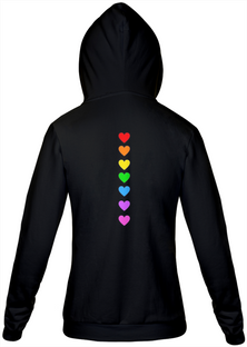 Nome do produtoBlusa de moletom zipado LGBT+