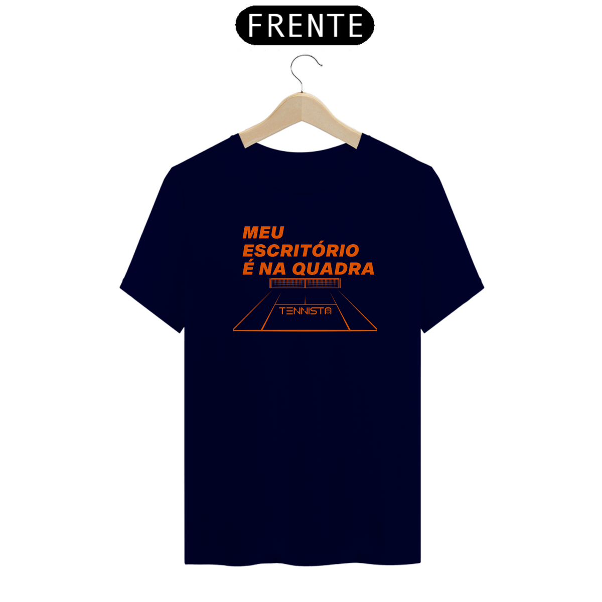 Nome do produto: CAMISETA TENNISTA MEU ESCRITÓRIO É NA QUADRA