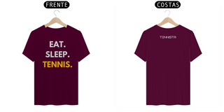 Nome do produtoCAMISETA EAT SLEEP TENNIS 'TENNISTA