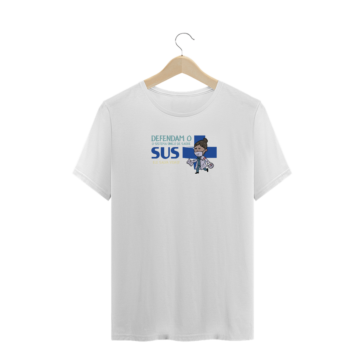 Nome do produto: Salvem O SUS! Camisa T-Shirty Quality
