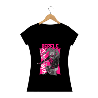 Camiseta Rebels Rosa Feminina
