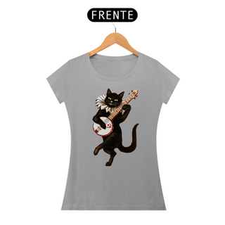 Nome do produtoT-shirt Baby Look Gato Comunista