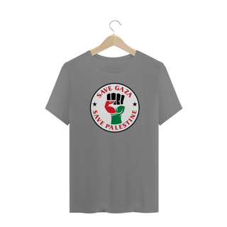 Nome do produtoT-shirt Plus Size Save Gaza