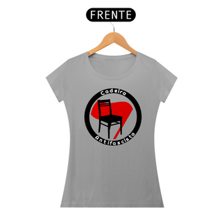 Nome do produtoT-shirt Baby Look Cadeira Antifascista